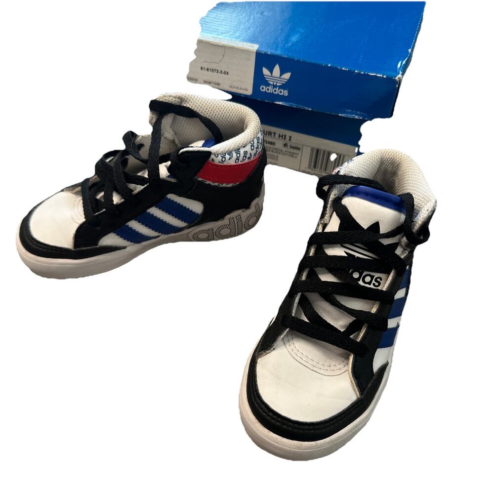 Adidas Hard Court HI J Sneakers Size 7K Multicolor FV5480